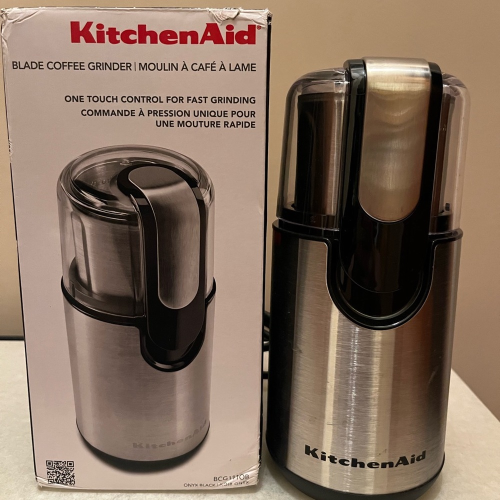 KitchenAid BCG111OB Black 12-Cup Blade Coffee Grinder
New